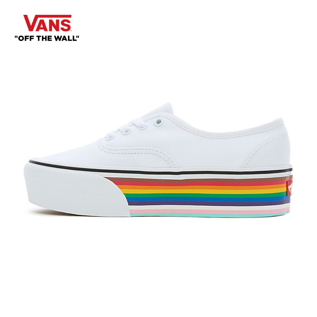 VANS AUTHENTIC STACKFORM - PRIDE RAINBOW รองเท้าผ้าใบ VANS ชาย หญิง ...