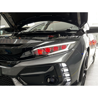 Đèn pha Civic FC 2016 - 2020 LED 4 Projector Demon eye running lights