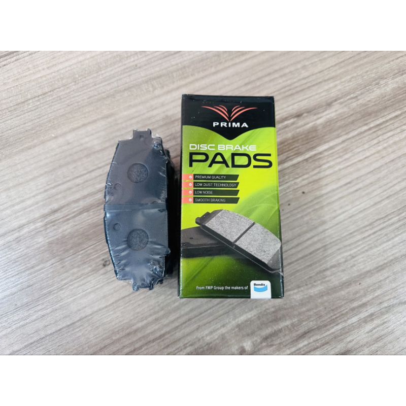 Bendix Prima ผ้าดิสเบรคหน้า PDB1820 TOYOTA วีออส 1.5 J/E/G (XP90) ปี07 ...