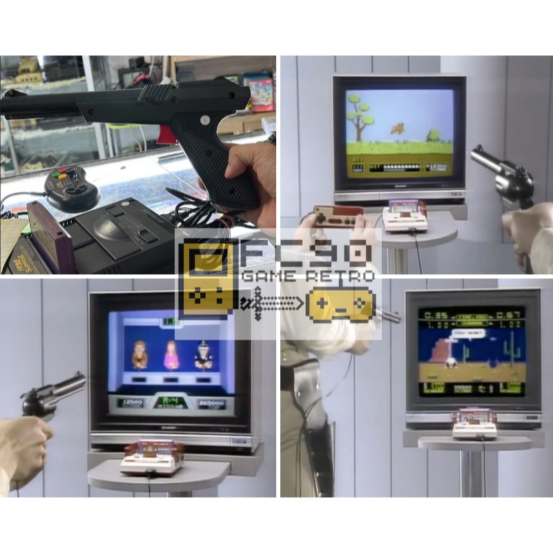 จอยปืนยิงเป็ด จอยปืนคาวบอย [FC] ใช้กับเครื่องเกมแฟมิลี่ คู่กับทีวีจอ ...