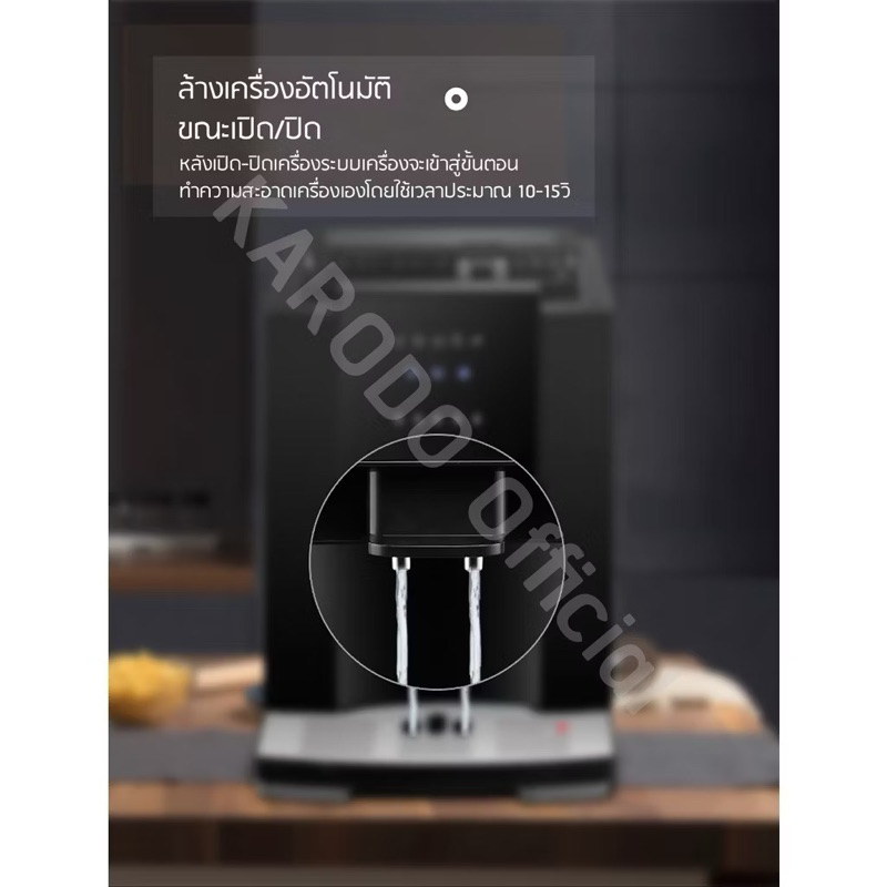 [พร้อมส่ง] เครื่องชงกาแฟ Calet Espresso อัตโนมัติ รุ่น CLT-Q07S หน้าจอ ...