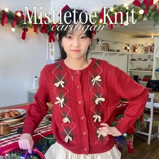 Choosedress A8292 Mistletoe Knit Cardigan เสื้อไหมพรม คริสมาส คาร์ดิแกน เสื้อกันหนาว