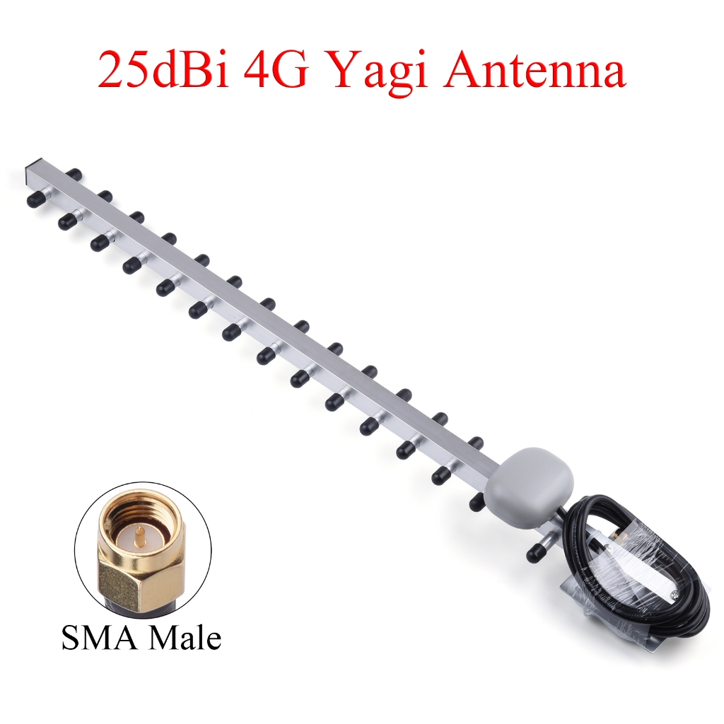 Yagi, 2.4G 25dBi Scheda di Rete Router Wireless Ad Alto Guadagno Scheda