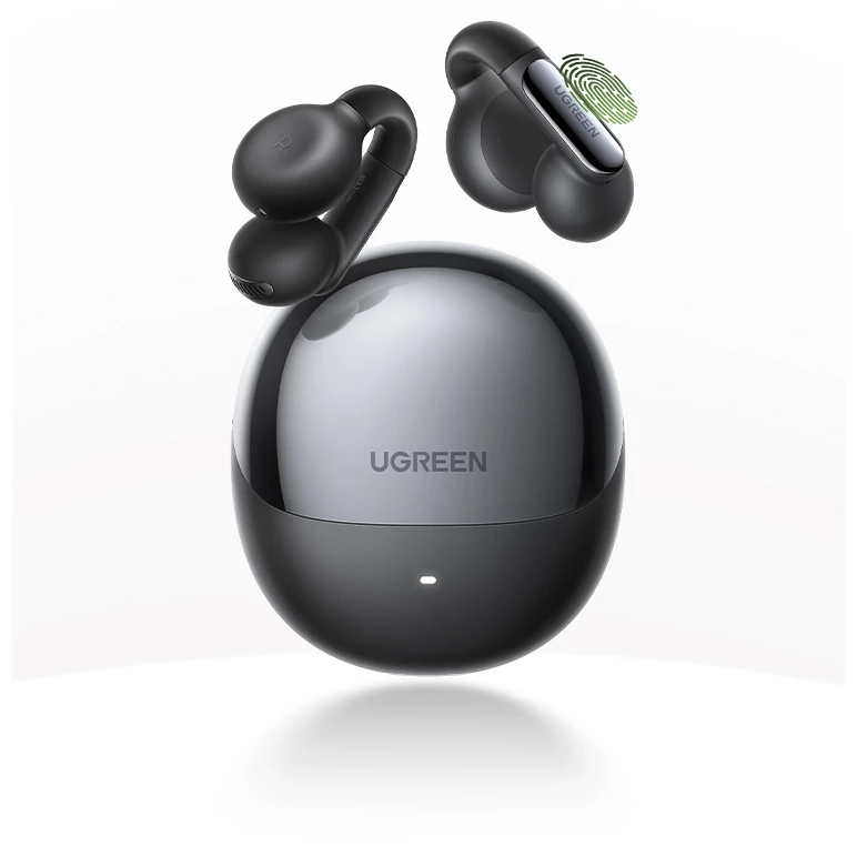 UGREEN HiTune S5 รุ่น WS210 หูฟังไร้สายบลูทูธ 5.4 หูฟังเกี่ยวหูไร้สาย ใช้งานง่าย เสียงชัด พร้อมไมค์ในตัว https://wayoza.com