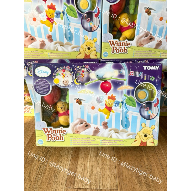 (มือหนึ่งราคาพิเศษล้างสต็อค) TOMY TAKARA Winnie The Pooh cot mobile
