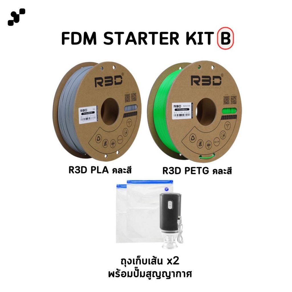 FDM Starter Kit B | Add-On สำหรับสินค้าประเภทเครื่องพิมพ์สามมิติ ...