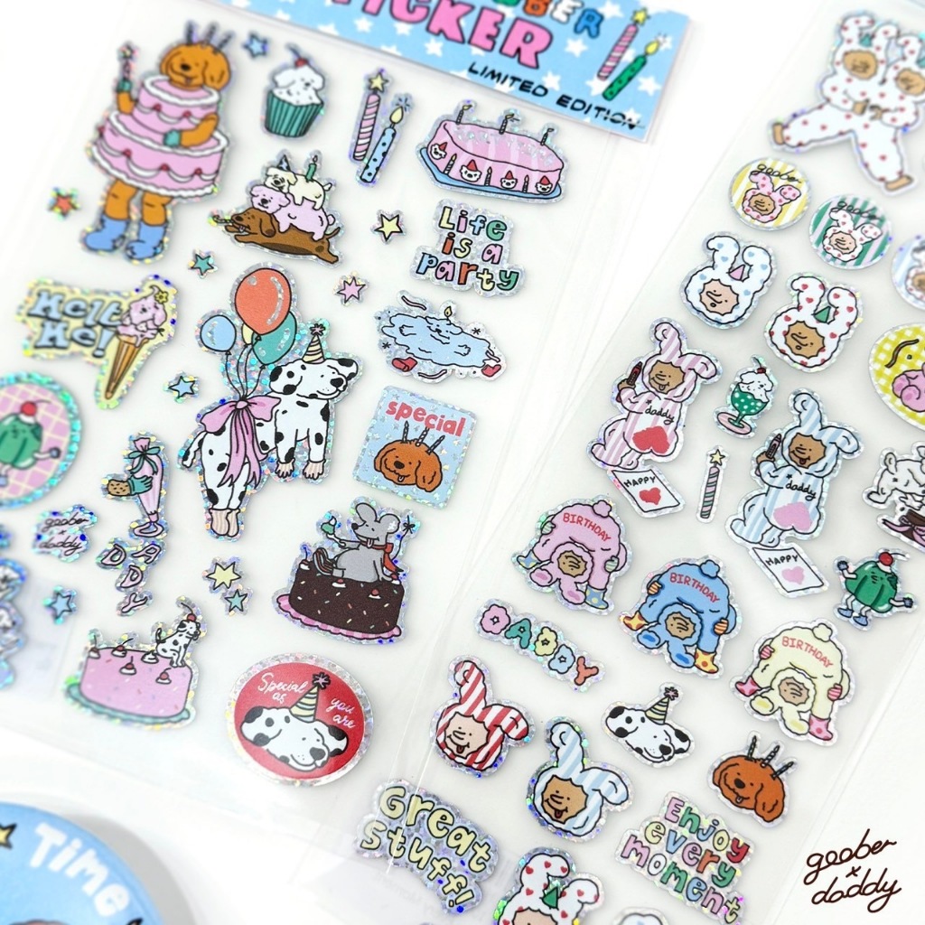 DADDY X GOOBER | Goober Sticker สติ๊กเกอร์ ลายน้องหมา สุดน่ารัก ...