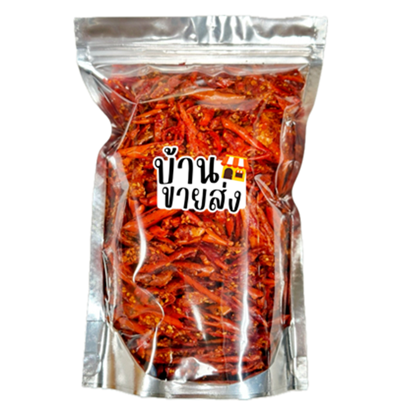 พริกทอด เกรดA By SP FOODS พร้อมส่ง15รสชาติ🌶(ไม่ขม ไม่หืน ไม่ชุบแป้ง) พริกทอดกรอบ พริกคั่วงา น้ำพริก กากหมู - 5