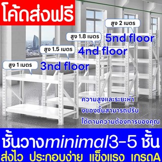 ชั้นวางของชั้นเหล็ก โครงเหล็กทั้งหมดสามารถรับน้ำหนักได้ 800 กิโลกรัม มีห้าชั้นแต่ละชั้นสามารถปรับความสูงได้อย่างอิสระ