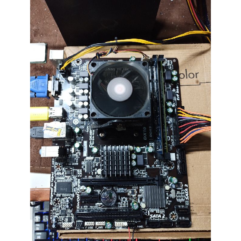เมนบอร์ด AMD AM3 AM3+ พร้อม CPU แถมซิ้งพัดลม ฝาหลัง | Shopee Thailand