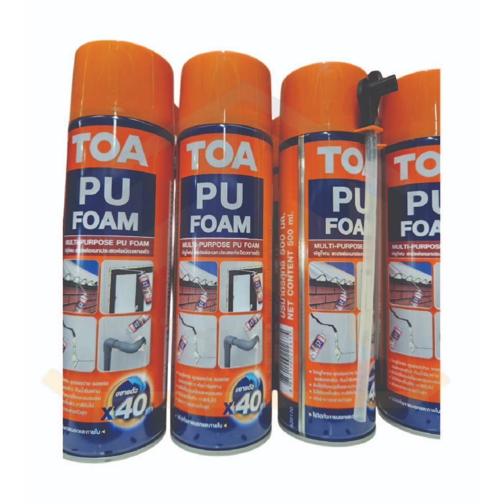 TOA PU Foam ทีโอเอ พียู โฟมสเปรย์อเนกประสงค์ | Shopee Thailand
