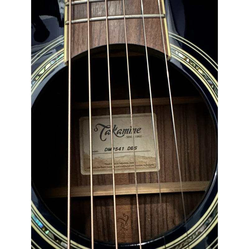 กีตาร์โปร่งไฟฟ้า Takamine DMP541 DBS since 1962 made in japan ภาค