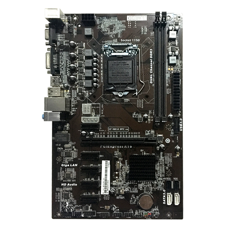 MAINBOARD แถม CPU แถม RAM 1150-VSL COLORFUL รุ่น H81A BTC V20 + CPU ...