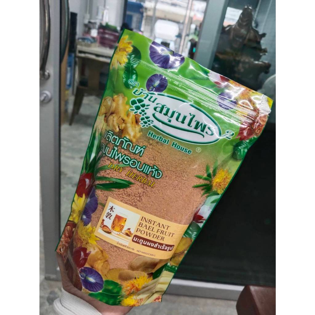 มะตูมผงสำเร็จรูป 300 กรัม (ตักชง) Instant Bael Fruit Powder 300G ...