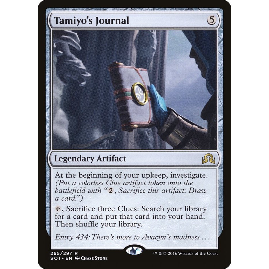 Tamiyo's Journal SOI Shadows over Innistrad การ์ด Magic the Gathering ...