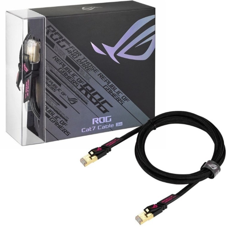 ASUS ROG LAN NETWORK CAT7 ETHERNET 3M CABLE | Shopee Thailand