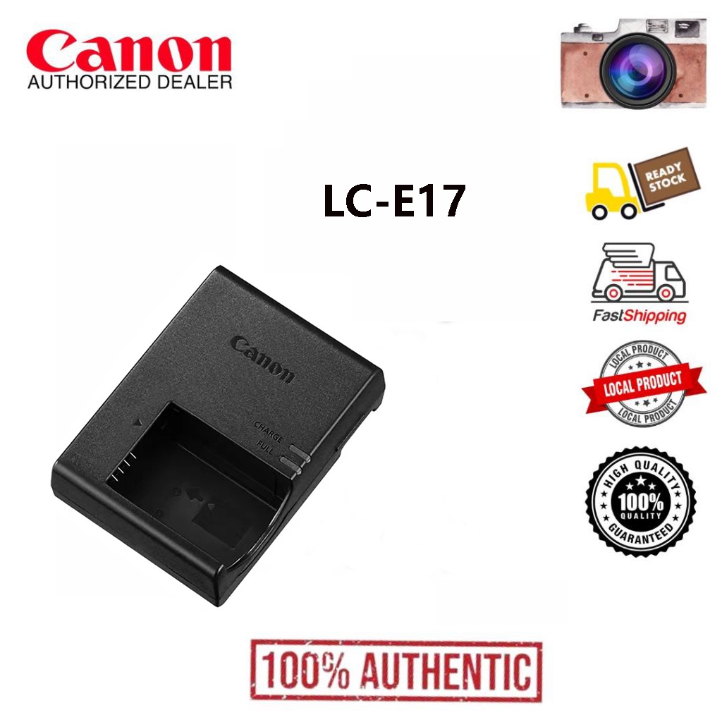 ของแท้ Canon LC-E17 เครื่องชาร์จแบตเต EOS RP 77D 200D 200D Mark II 250D ...
