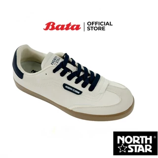 โปรโมชั่น Flash Sale : Bata บาจา North Star รองเท้าสนีคเกอร์แบบผูกเชือก สำหรับผู้ชาย รุ่น NEW STRIKER สีเบจ 8208144 สีน้ำเงิน 8209144