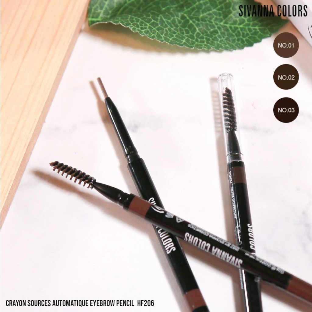 HF206 Sivanna Colors Crayon Sources Automatique Eyebrow Pencil ซีเวนน่า ...