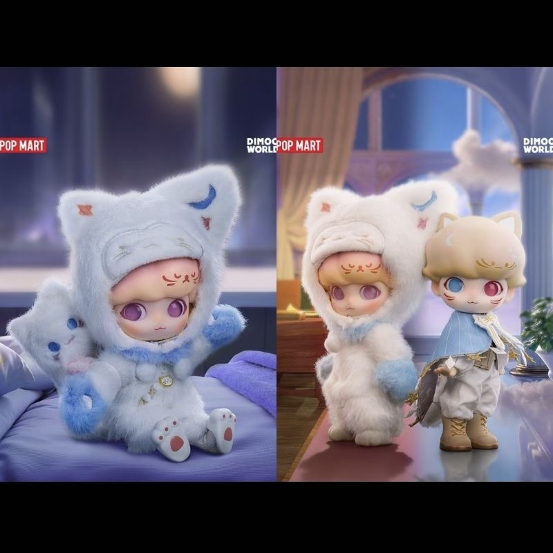 พร้อมส่ง Dimoo Dream Travel ระบุตัว Night Cat Popmart ของแท้ ดีมู่ แมว ...