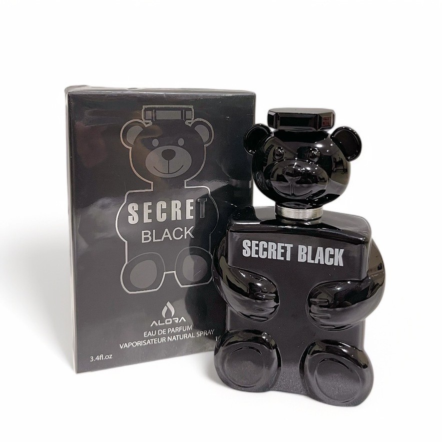 ALORA SECRET BLACK EDP 100ML น้ำหอมผู้ชาย กลิ่นหอมสดชื่น สปอร์ต เย้ายวนใจ -3261