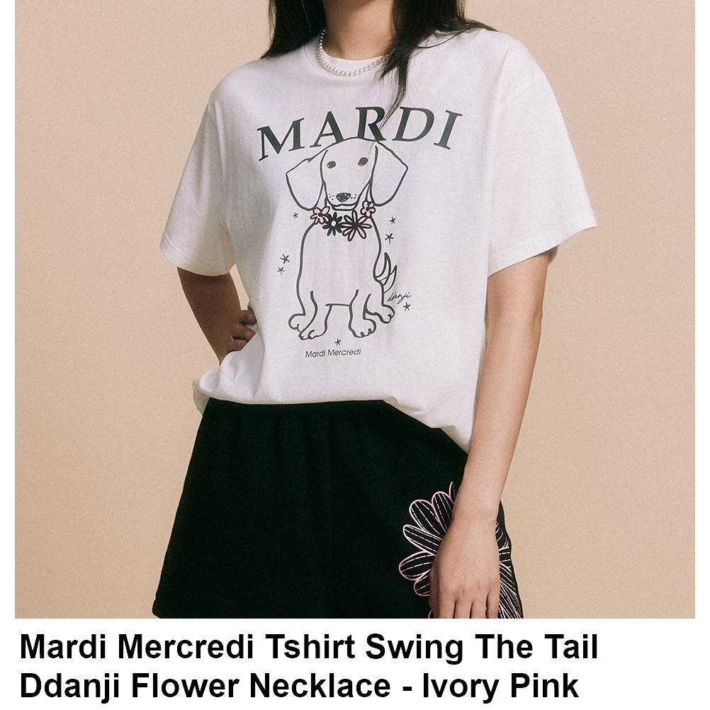 Mardi Mercredi Tshirt Swing The Tail Ddanji Pearl Necklace