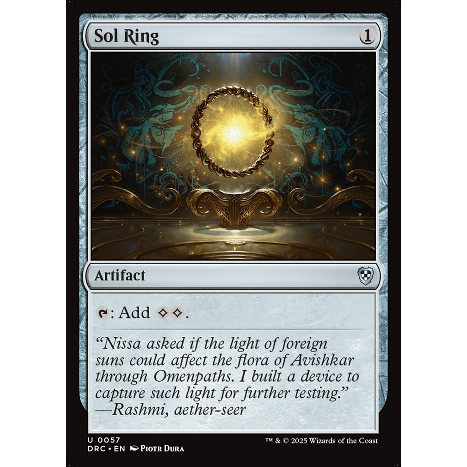Sol Ring DRC, PIP, CC2, TDC, DSC การ์ด Magic the Gathering [MTG] ของแท้ ...