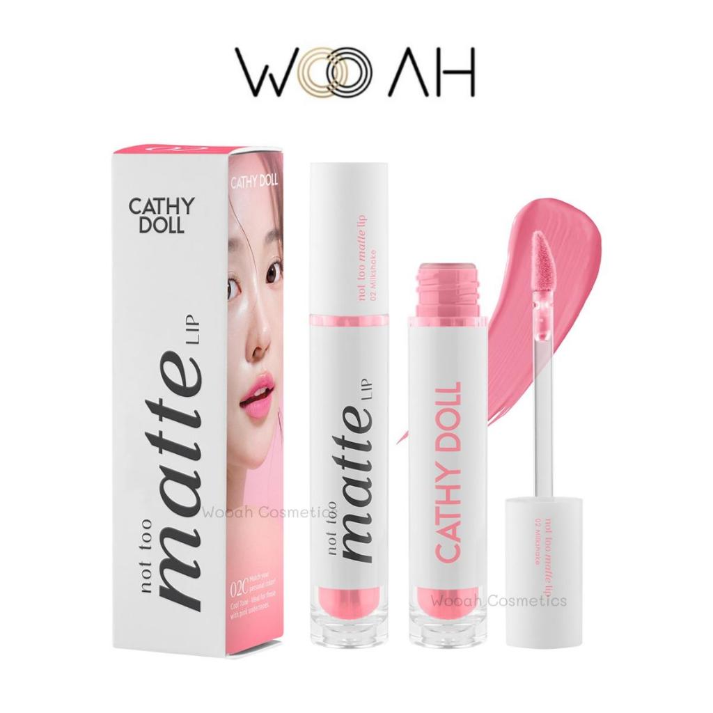 Cathy Doll Not Too Matte Lip นอตทู แมทท์ลิป 2.9g ลิปแมทท์ ติดทน เคที่ดอ ...