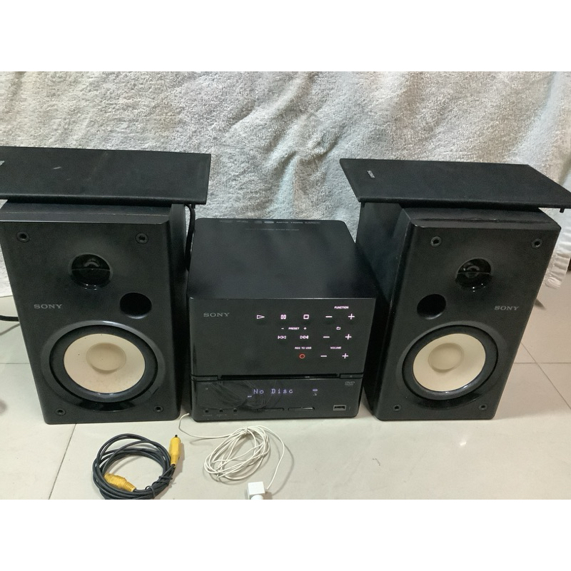 2เครื่องเสียง มินิคอมโป SONY HCD-DH50R ไม่เล่นแผ่น-DVD )ที่ใช้ได้ AM FM ...