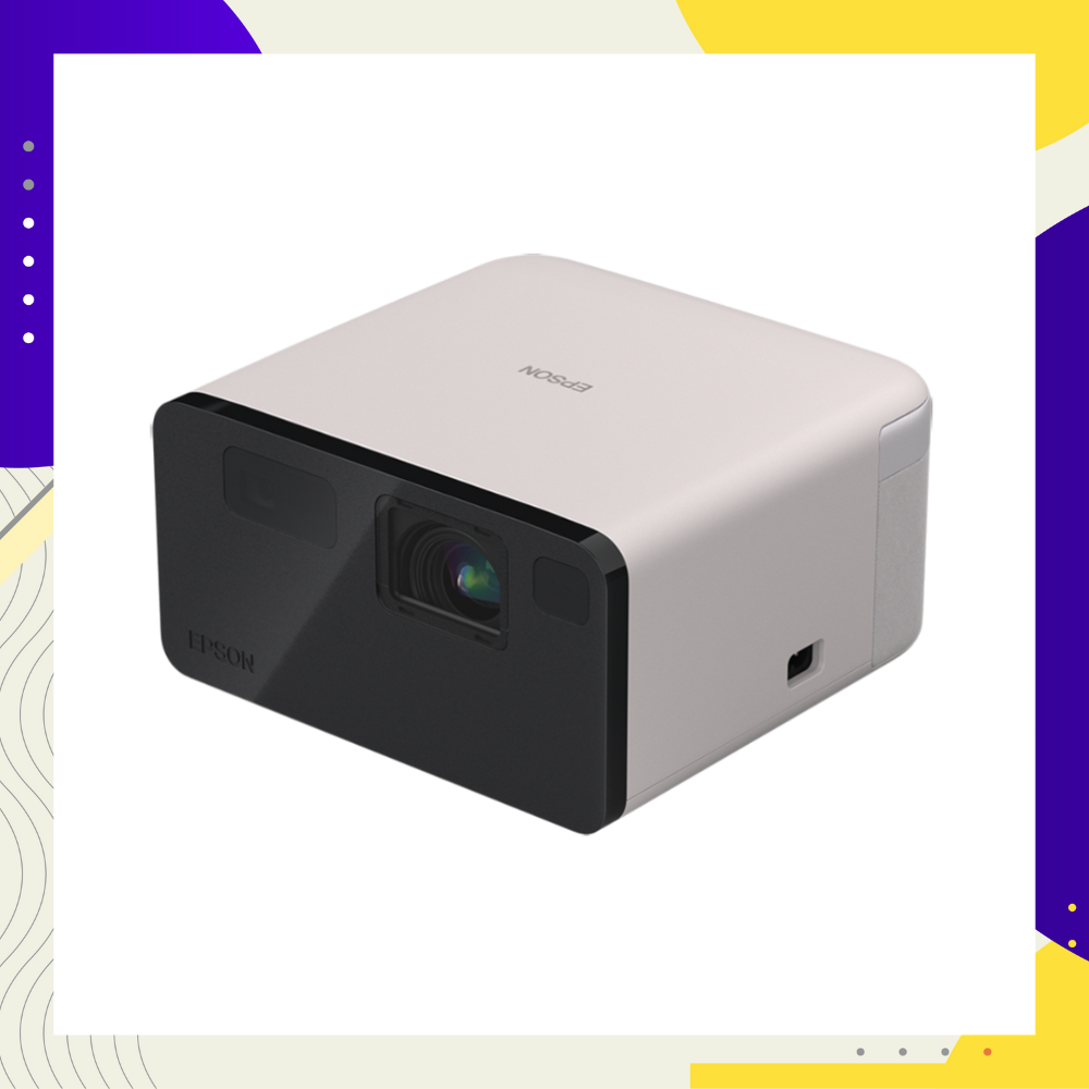 EPSON EF-21R (สีชมพู Beige Rose) (Mini Laser) โปรเจคเตอร์ เครื่องเล็ก ...
