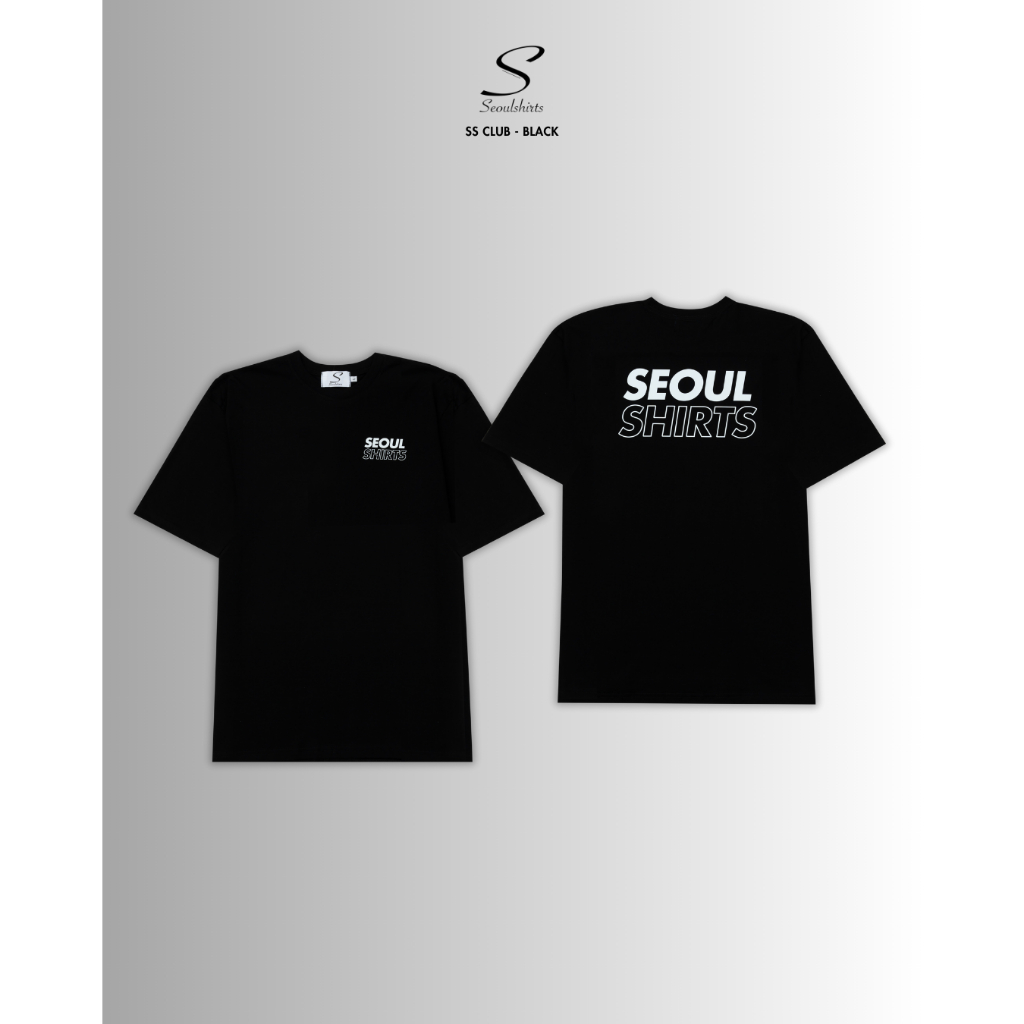 SEOULSHIRTS เสื้อยืด UNISEX รุ่น SS Club ทรงโอเวอไซส์ TT94 | Shopee ...