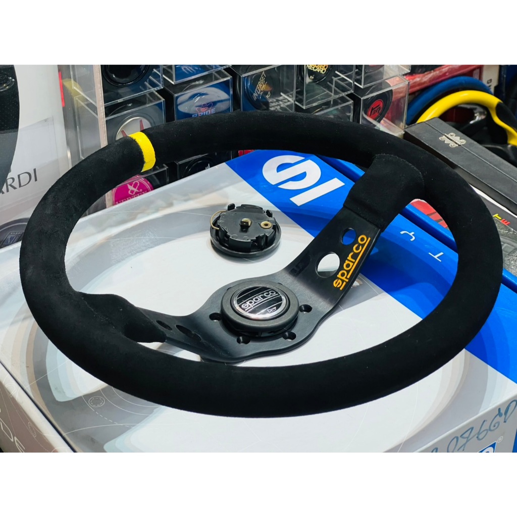 Sparco Streeing Wheel R215 FLAT พวงแท้มือสอง แตรแท้ ตรงรุ่น ดีไซน์ 2 ...