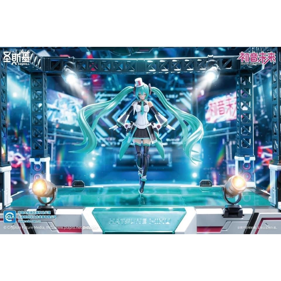 1/12 Hatsune Miku Singing the Future Vocaloid + Stage Set Plastic Model ...