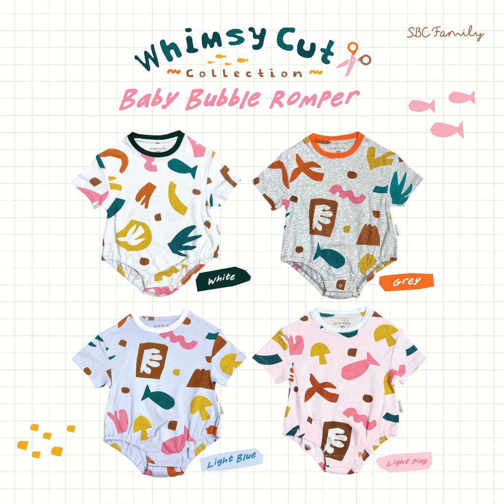 SBC Family _ ชุด Onesie ทรงหลวม Whimsy Cut | Shopee Thailand