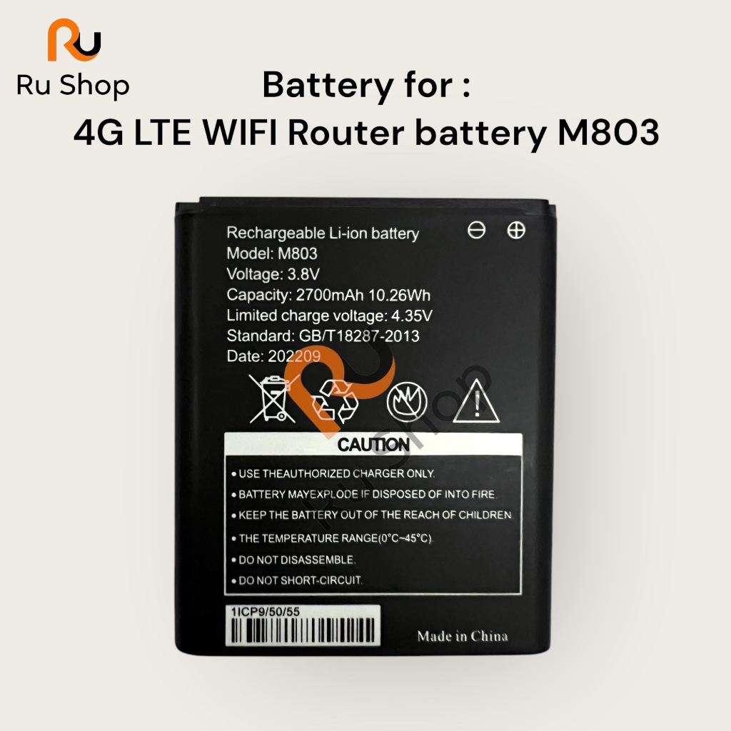 แบตเตอรี่ M803 B803 B9011 A610 A630 LT600 M10-E A8+ 4G LTE WIFI Router ...