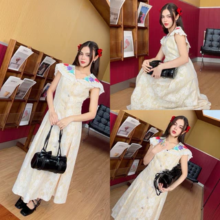 Dior 23/24AW《フレアミディドレス》黒 ウール/シルク DHL 直営