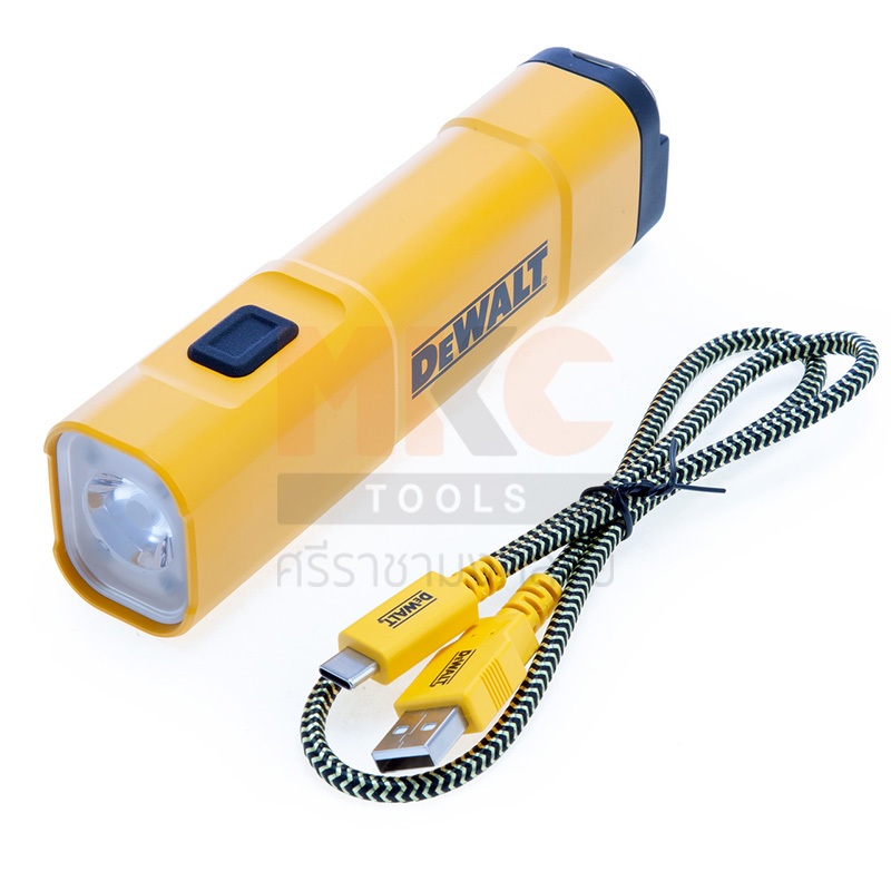 Dewalt ไฟฉาย พกพา DCL183 rechargeable รูปแบบ USB-C | Shopee Thailand