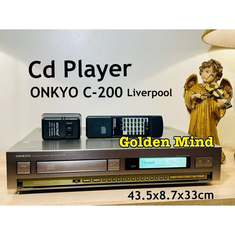CD-01-100424 ONKYO C-200 Liverpool เครื่องเล่นซีดีมือสองจากประเทศ