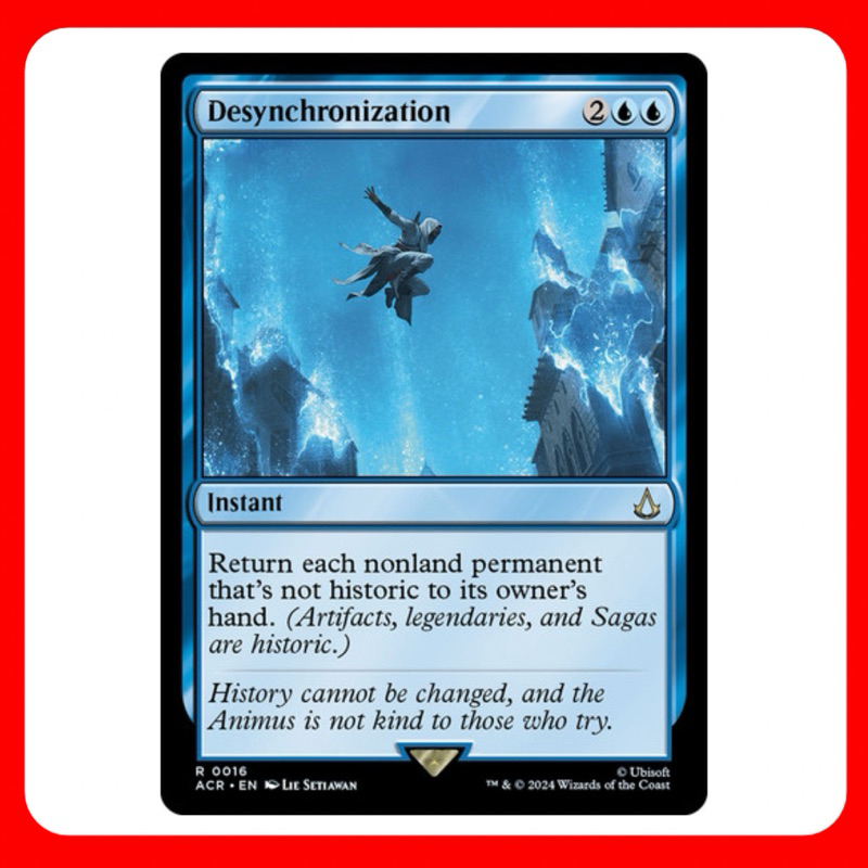 [MTG] Desynchronization [ACR] [BLUE] [RARE] [NORMAL] [ENG] (การ์ดเมจิค ...