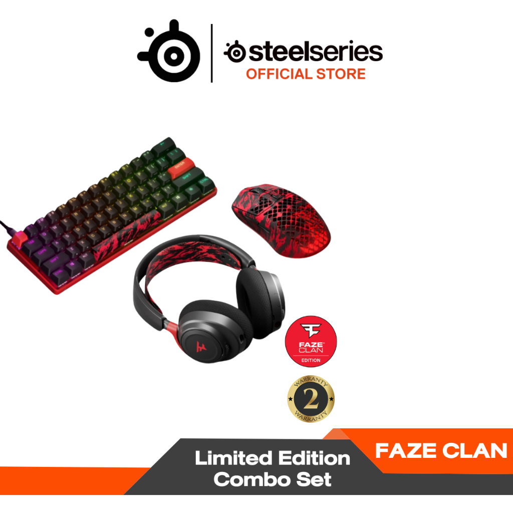 Steelseries x FAZE CLAN Limited Edition Collection | Shopee Thailand