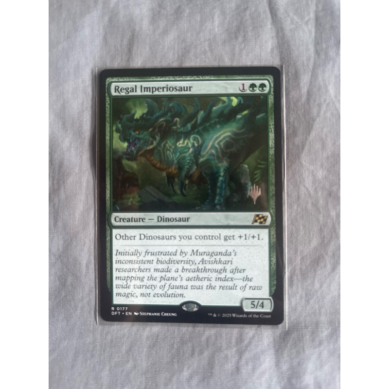 thumbnail image 2 of Regal Imperiosaur – Aetherdrift (DFT) #177 – MTG Rare – Near Mint 1x Single Card 2 of 2