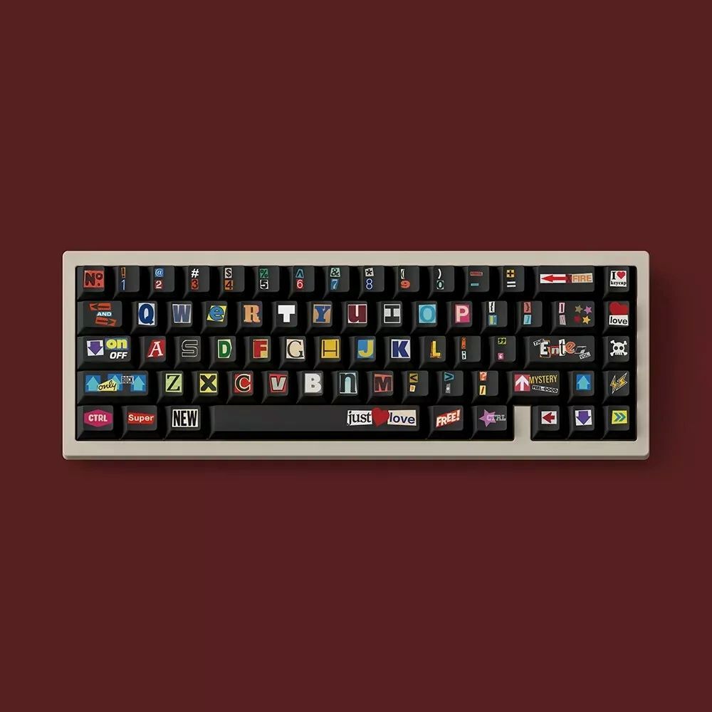 คีย์แคป FBB PBT dye sublimation Sticker Cherry Profile Keycap Keyset ...