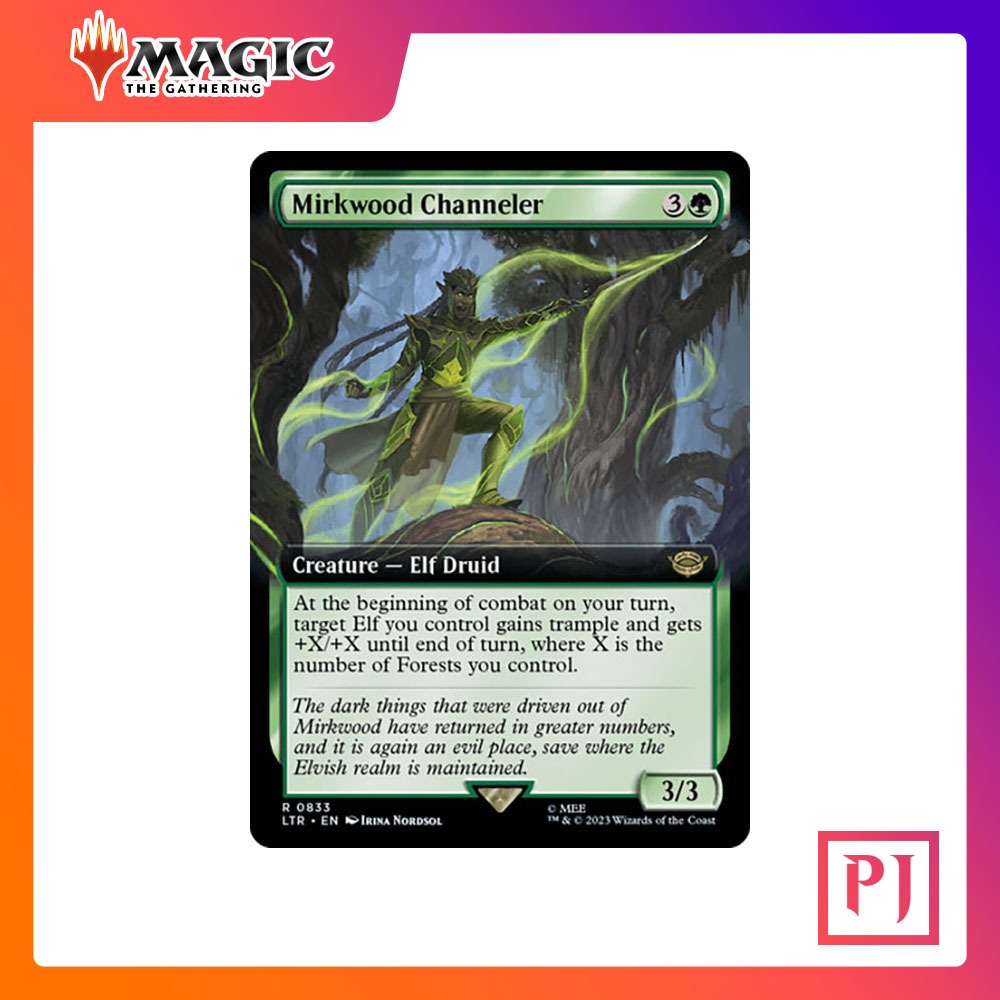[MTG] Mirkwood Channeler (Extended Art) [LTR] [GREEN] [RARE] [NORMAL ...