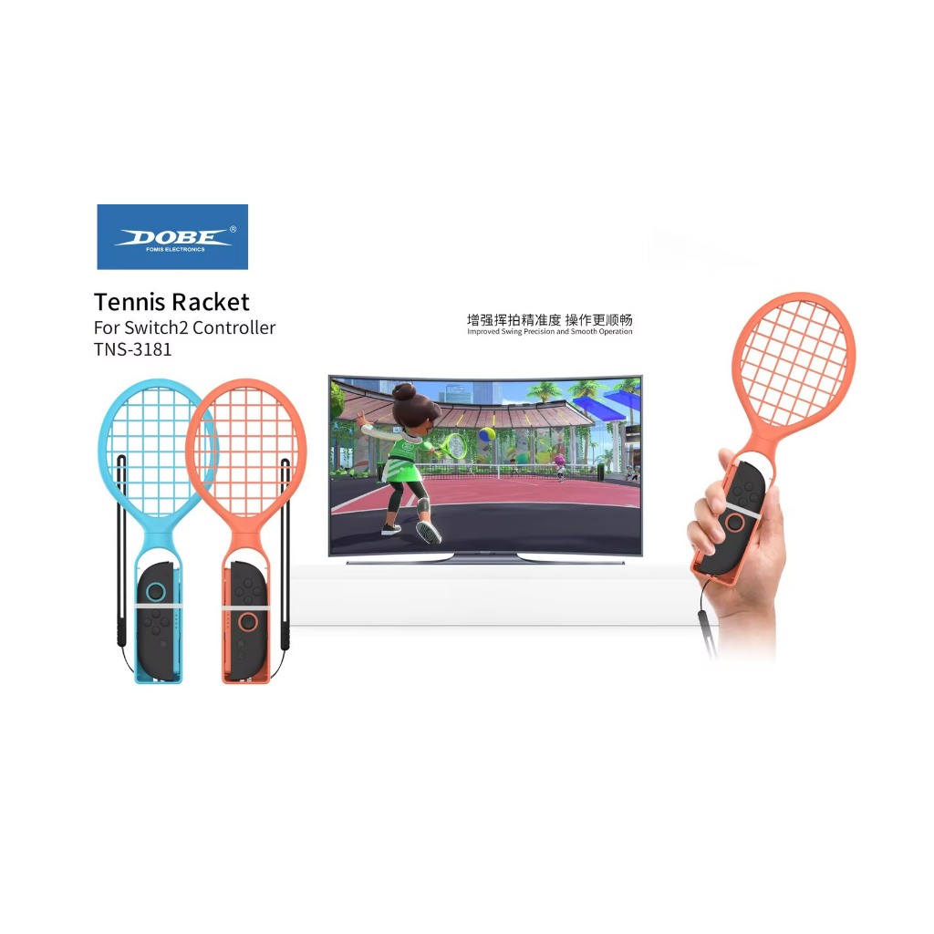 DOBE Tennis Racket for Joy-con Nintendo Switch 2 (ไม้เทนนิส จอย Con ...