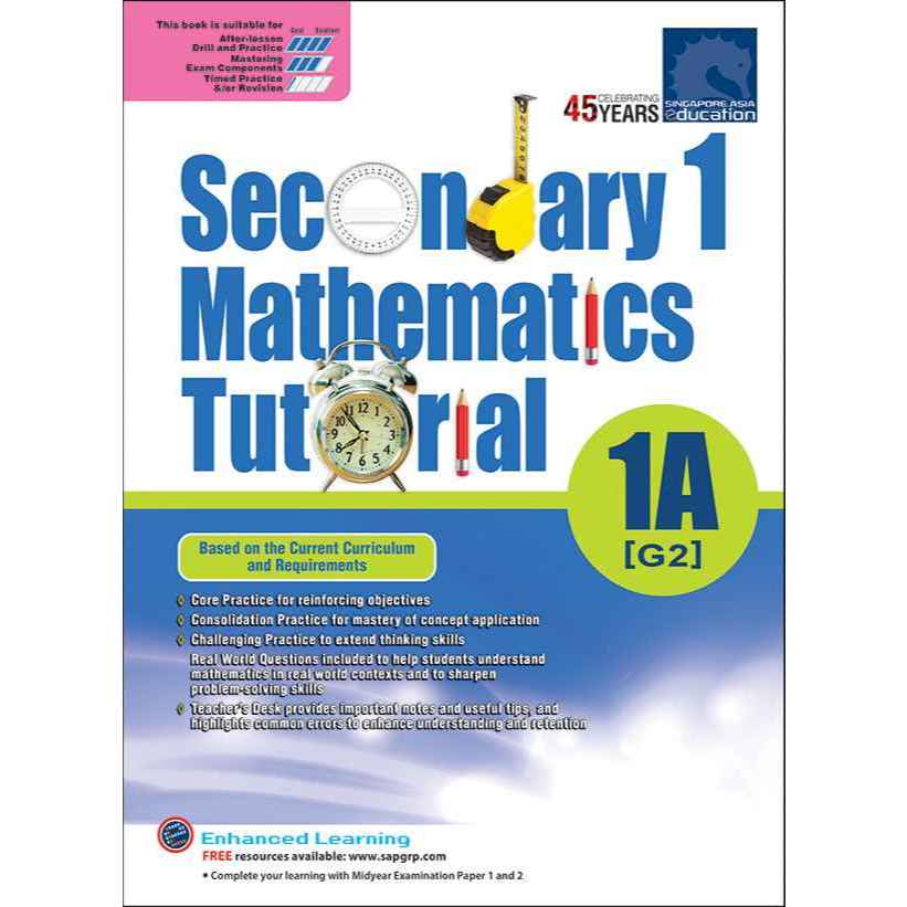 Global Education Secondary 1 Mathematics Tutorial 1A [G2] แบบฝึกหัด ...