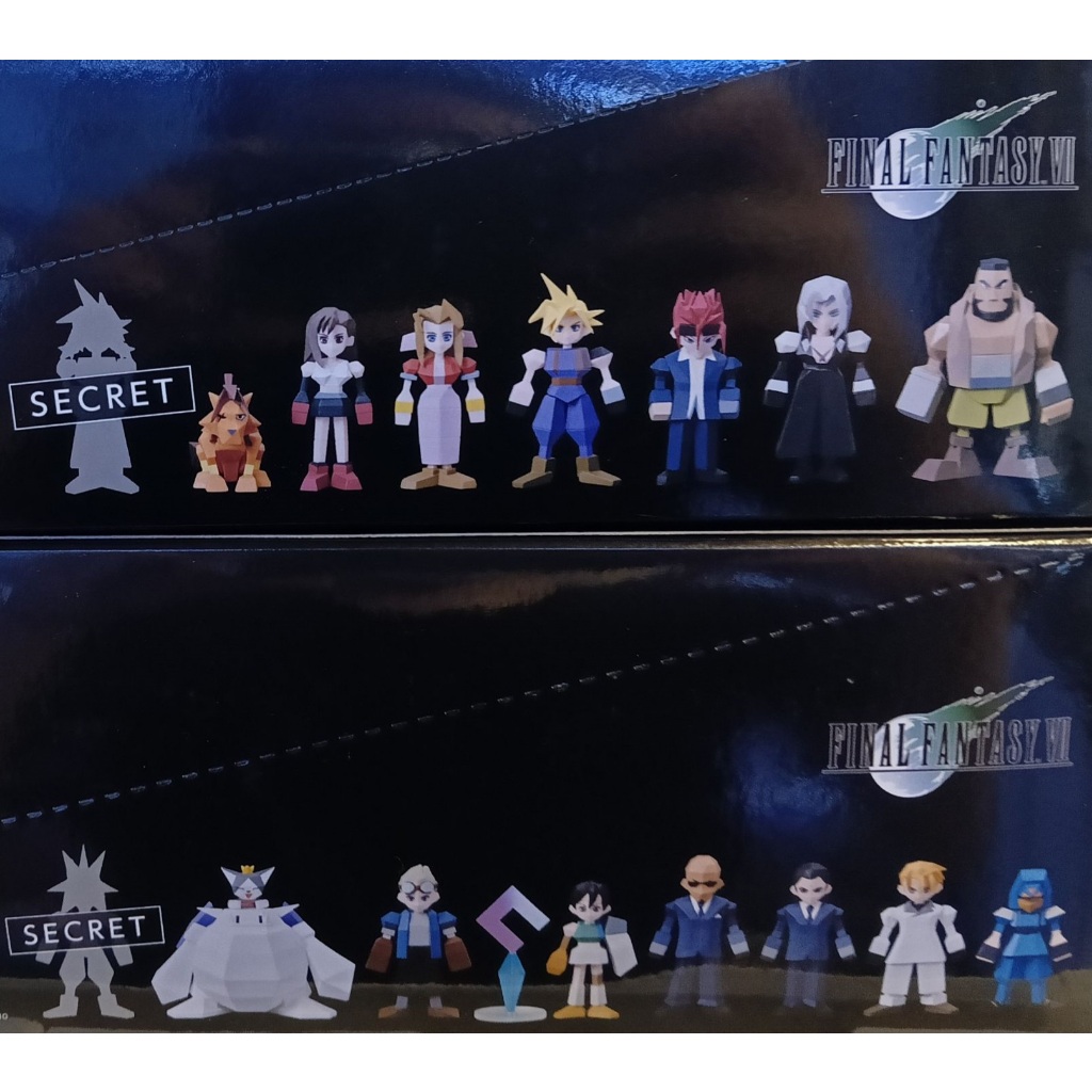 FINAL FANTASY VII FINAL FANTASY VII Polygon Figure Vol.1 & Vol.2 ...