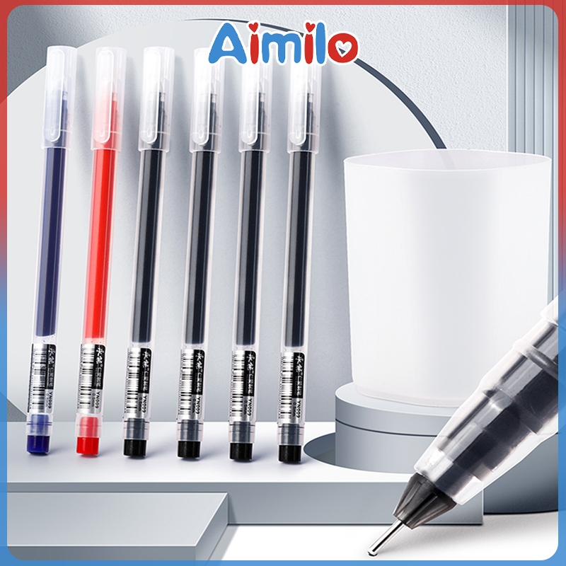 Aimilo ปากกาเจล ปากกาเจล 3 สี 0.5มม. 1 ชิ้น/ 5ชิ้น พกพาได้สะดวก หมึก ...