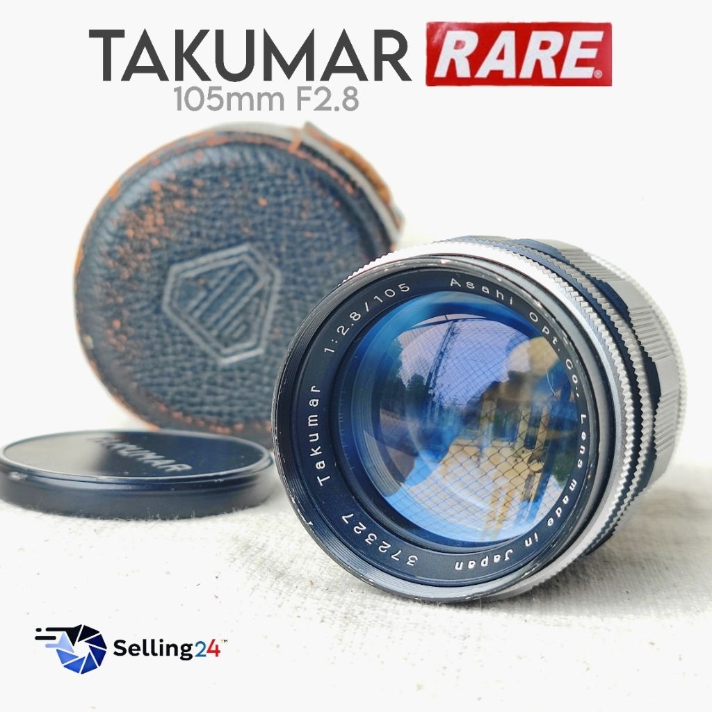 เลนส์มือหมุน Asahi Takumar 105mm F2.8 Prime Pre-Set Lens M42 Mount ...