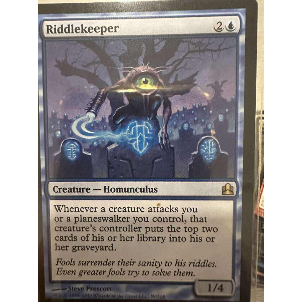 Riddlekeeperการ์ด Magic The Gathering MTG ของแท้ จากชุด Commander ...