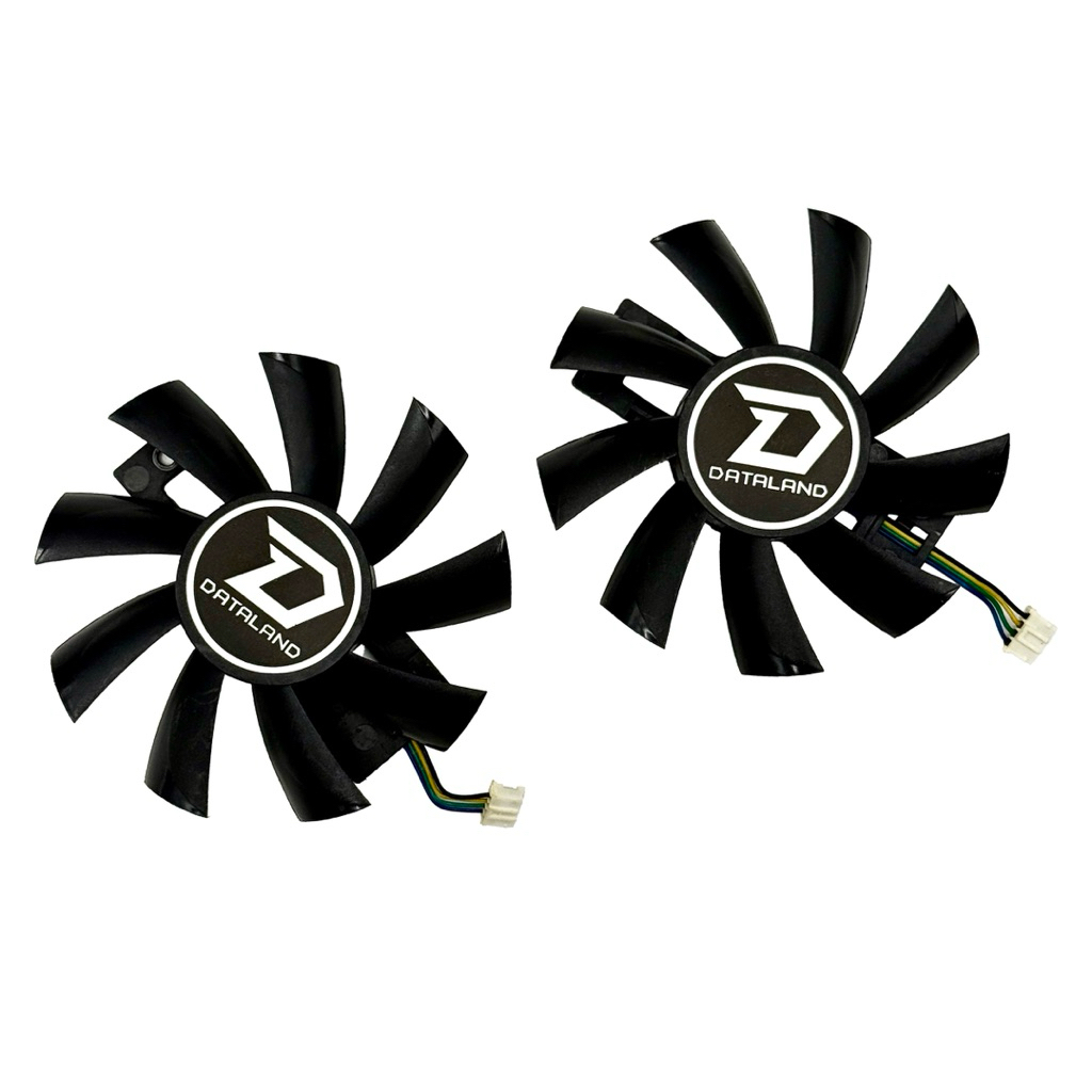 อะไหล่ พัดลมการ์ดจอ PowerColor RX470 RX570 DUAL FAN คู่ละ 190฿ ประกัน ...